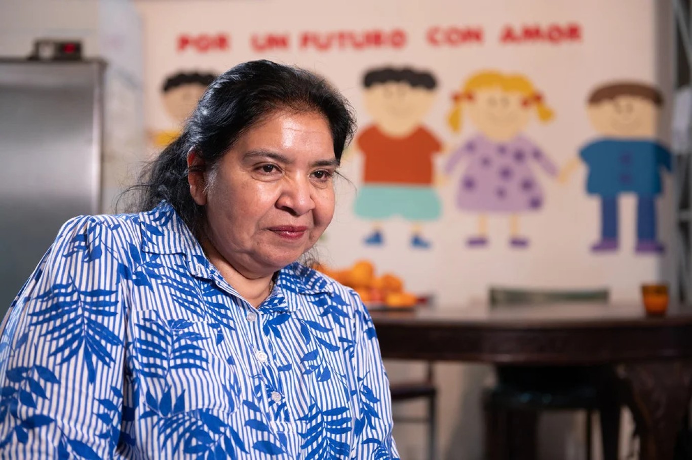 Margarita Barrientos: "Hay familias que vienen a pedirme mercadería, un paquete de arroz, o de fideos”