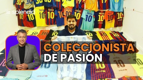 Esta LOCURA no la traten de ENTENDER: tiene más de 200 camisetas de MESSI