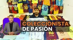 Esta LOCURA no la traten de ENTENDER: tiene m&aacute;s de 200 camisetas de MESSI