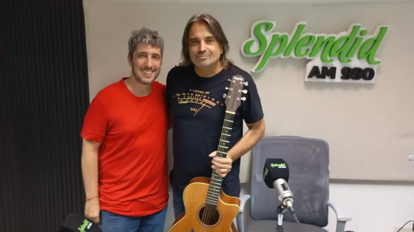 Fabián Gallardo junto a Jey en Splendid - Splendid AM 990