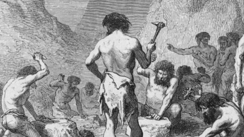 &quot;La humanidad después del hacha de piedra&quot;