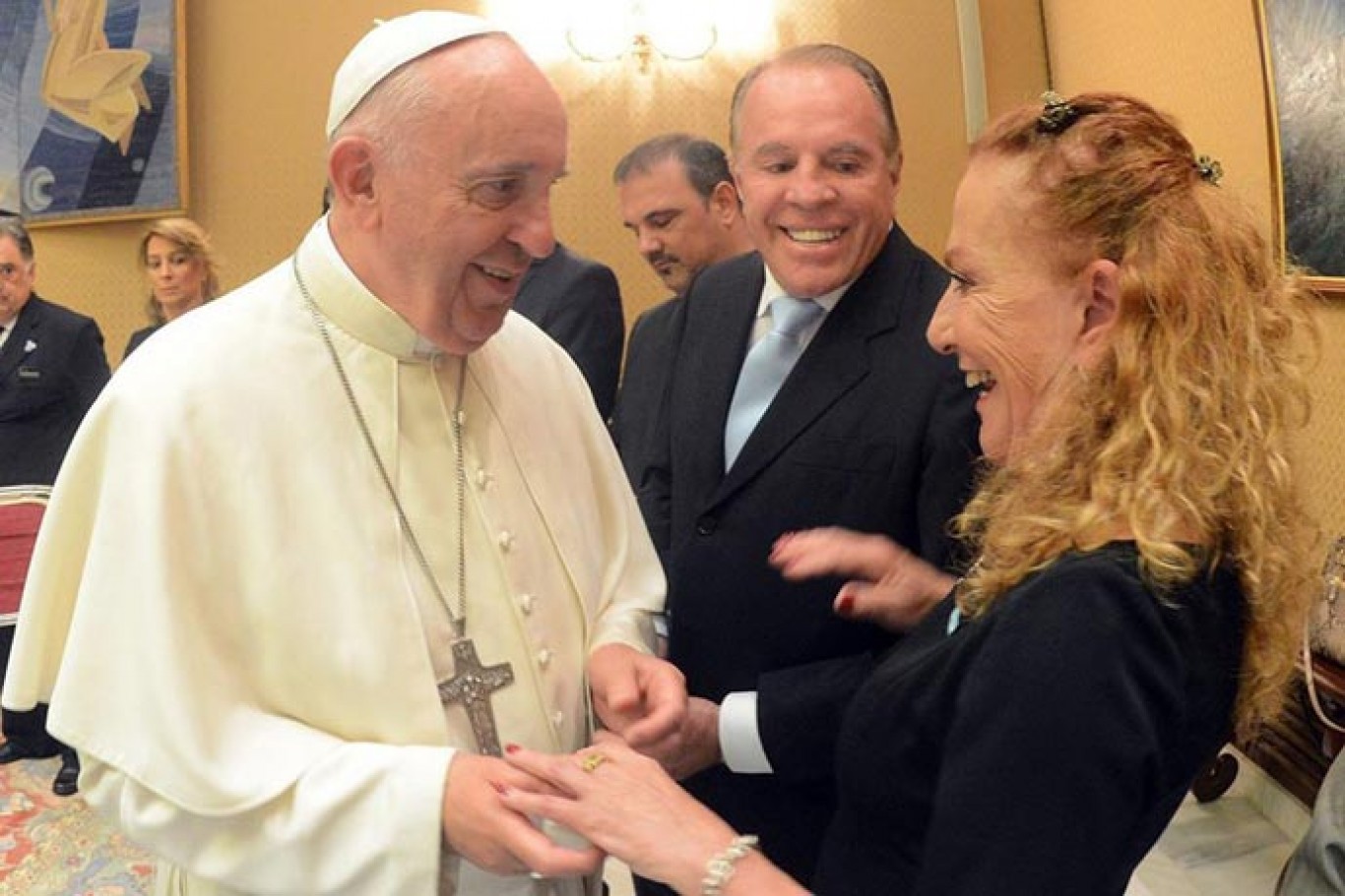 Alicia Barrios: "Me consta que el Papa tiene colaboradores de la comunidad homosexual"
