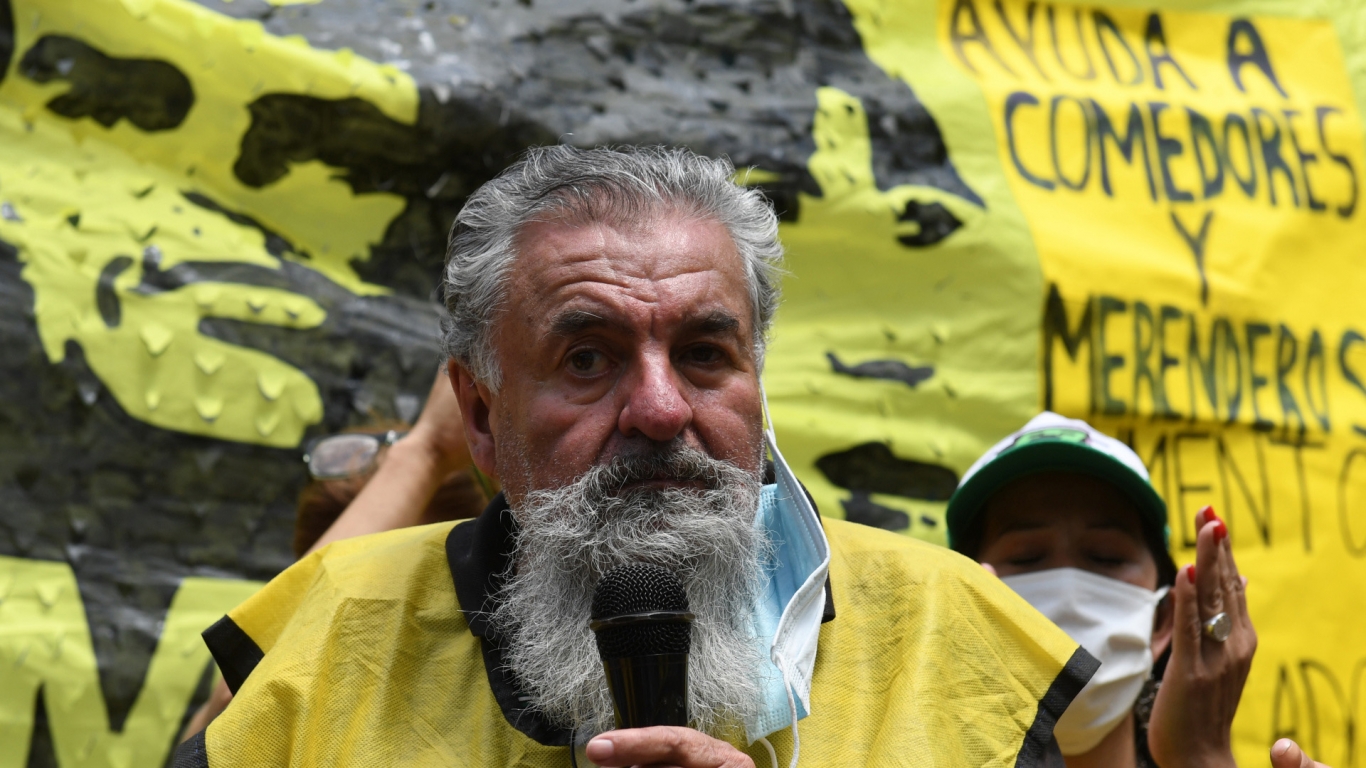 "Empezamos un acampe y  una huelga de hambre...", Raúl Castells.