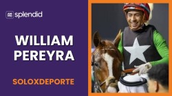 William Pereyra, jockey, en SoloXDeporte