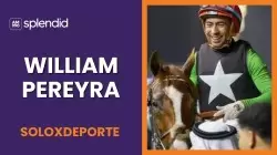 William Pereyra, jockey, en SoloXDeporte