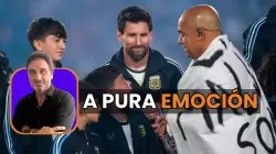 FABIO SANTANA: el veterano de Malvinas que cant&oacute; el himno en la despedida de MESSI