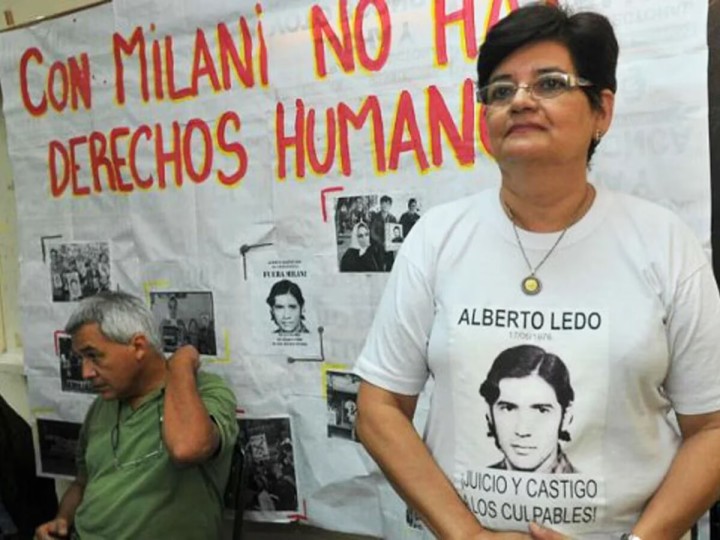 Graciela Ledo: “En el juicio de la causa Olivera César Milani no está sobreseído unánimemente como dice”