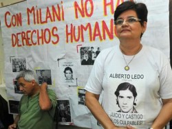 Graciela Ledo: “En el juicio de la cusa Olivera César Milani no está sobreseído unánimemente como dice”