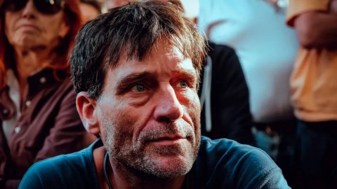 El Padre Francisco Paco Olivera tras ser detenido en la marcha de los jubilados de los miércoles