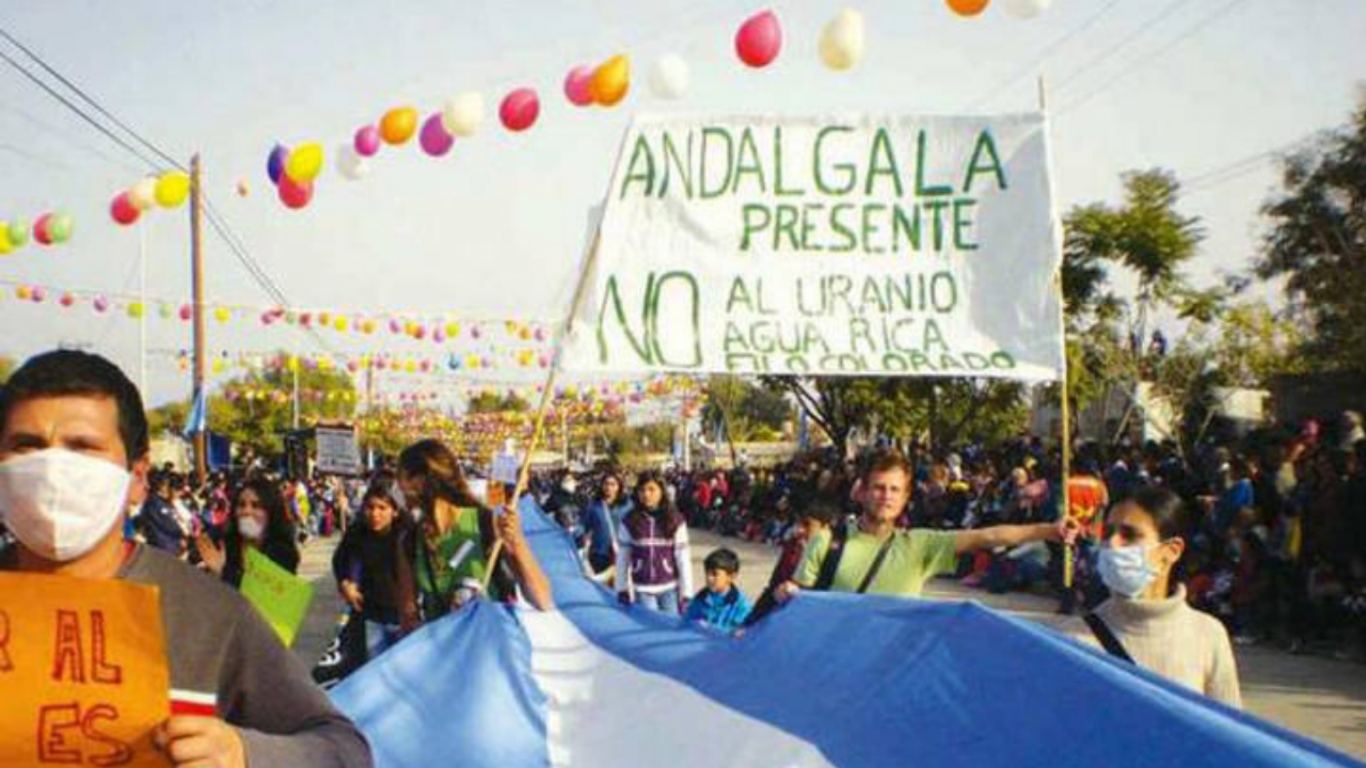 “El pueblo de Andalgalá se opone rotundamente a la megaminería", Evelyn Vallejos