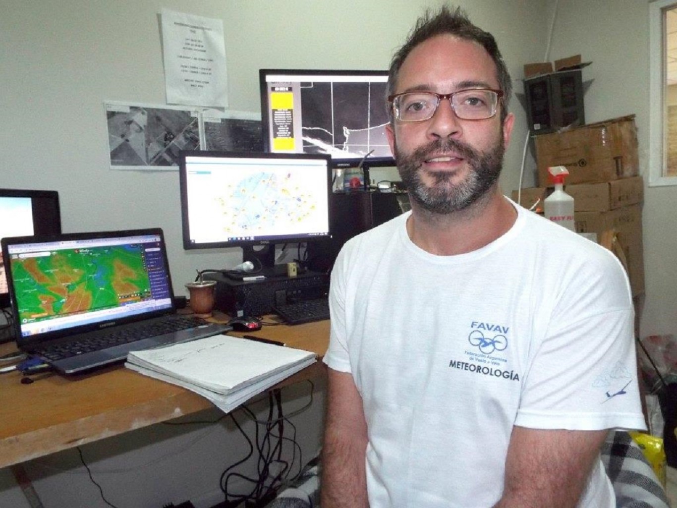 "Esta es la primera masa de aire polar del año reconocida como tal por el Servicio Meteorológico", Lucas Berengua
