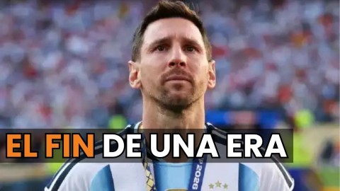 LIONEL MESSI anunció su retiro de la SELECCIÓN argentina