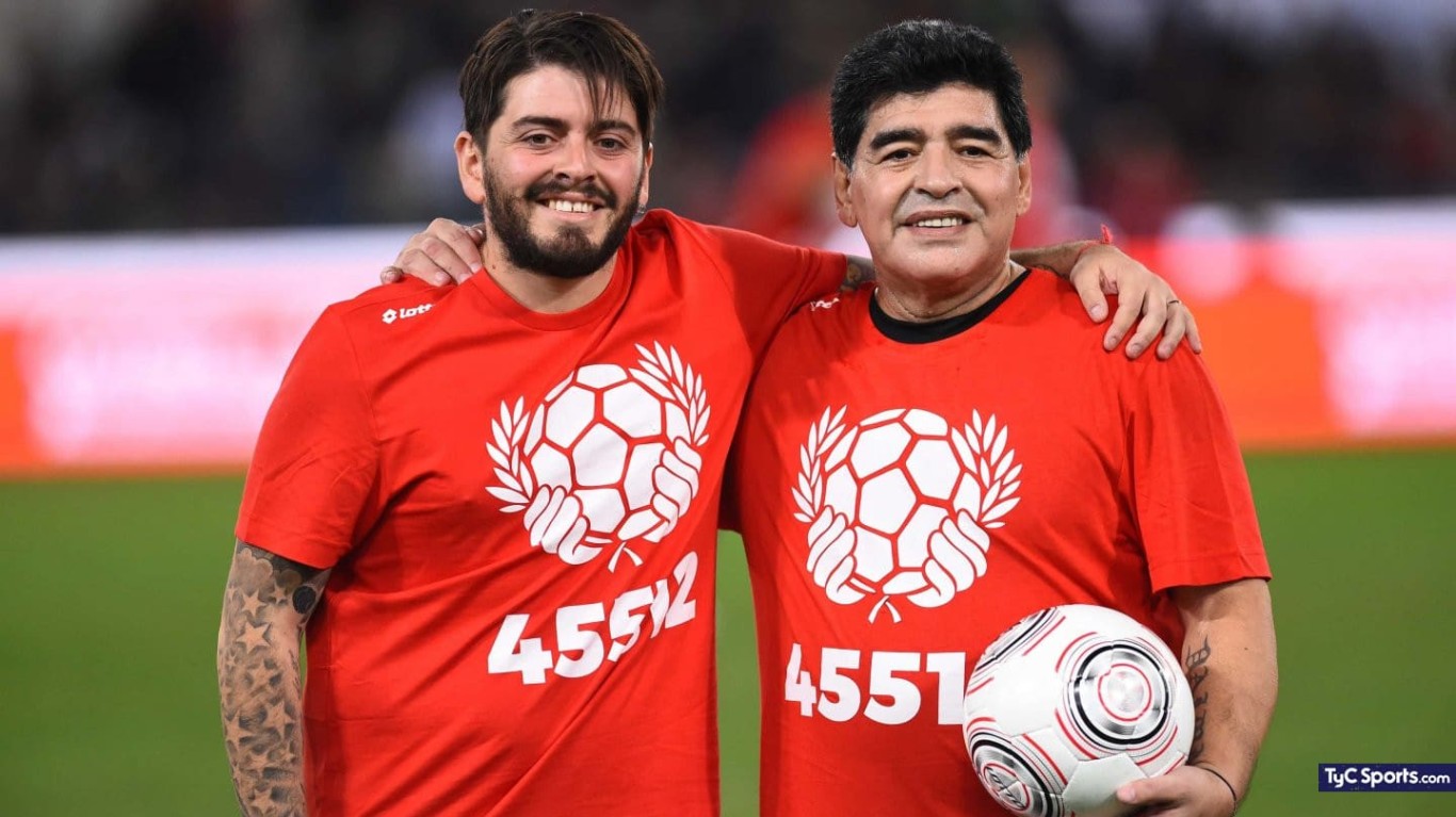 Diego Maradona Jr: "Estoy muy agradecido al fútbol, eso me enseñó mi papá"