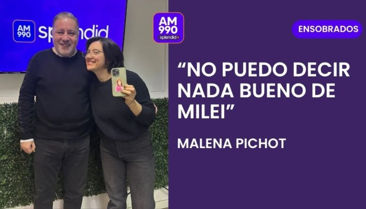 Malena Pichot con Doman: "Cuando una mina dice lo que se le canta el orto le pegan más"