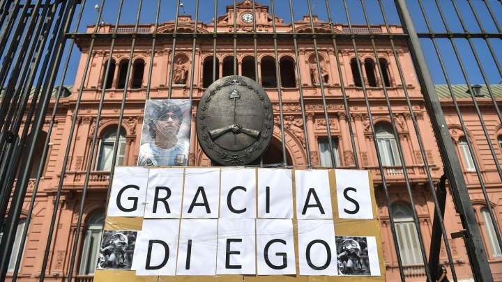 La 990 presente en la despedida de Diego Armando Maradona