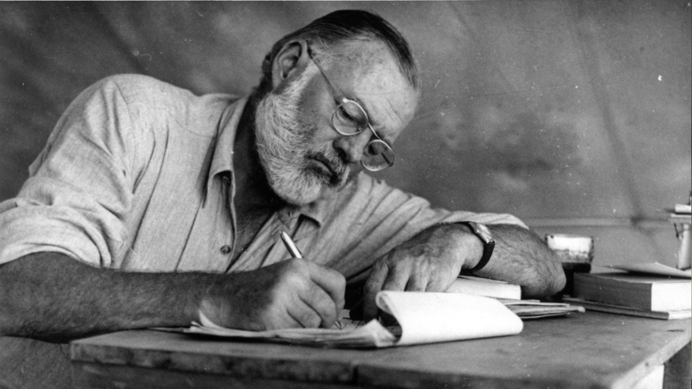 El violento adiós de Hemingway