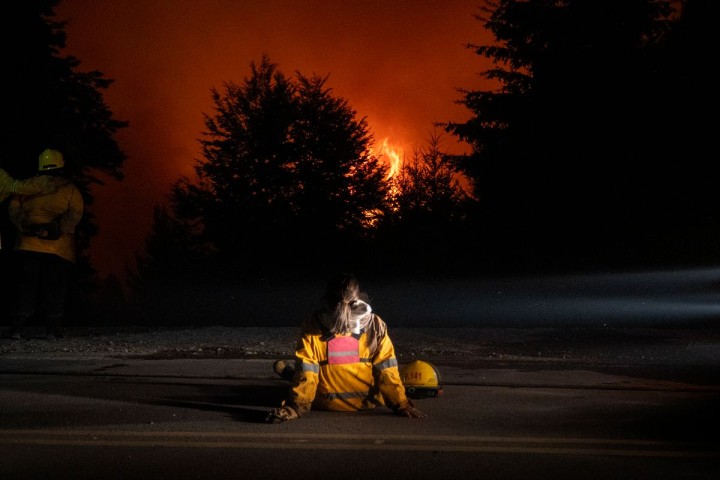 Los incendios en El Bolsón no dan tregua